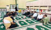حجت الاسلام والمسلمین حاج آقا صالحی از موکب شهرستان بندرخمیر بازدید کرد
