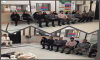 برگزاری مراسم پرفیض زیارت عاشورا در شبکه بهداشت و درمان بندرخمیر 