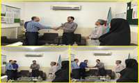 مراسم معارفه مسئول حراست شبکه بهداشت و درمان شهرستان بندرخمیر برگزار شد 